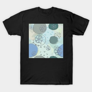 Snowflake Pattern T-Shirt